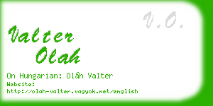 valter olah business card